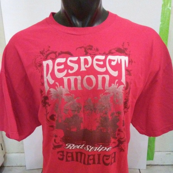 red stripe beer t shirt